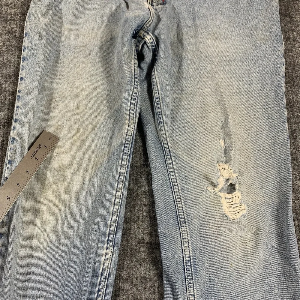 Vintage Tommy Hilfiger Jeans Mens 32x34 Fits‎ 30x32 Blue Denim Faded Distressed
